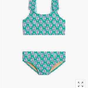 NWT JCrew girls bikini size 14